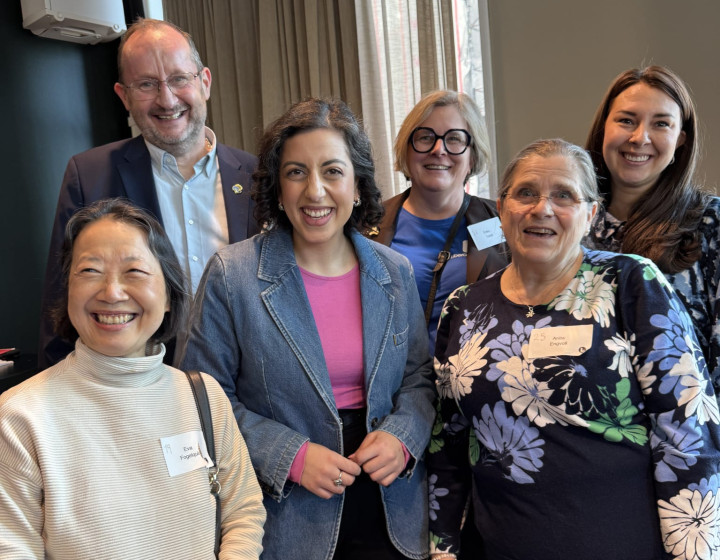 Kandidater från Täby på utbildning tillsammans med vår partiledare Simona Mohamson